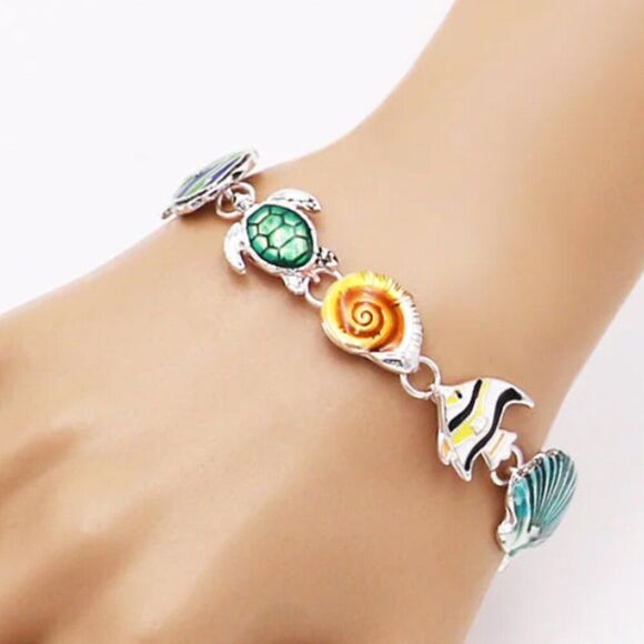 Rosemarie Conversational Bracelet - Under the sea - Picture 6 of 8